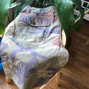 London Jean Camo Chino Shorts